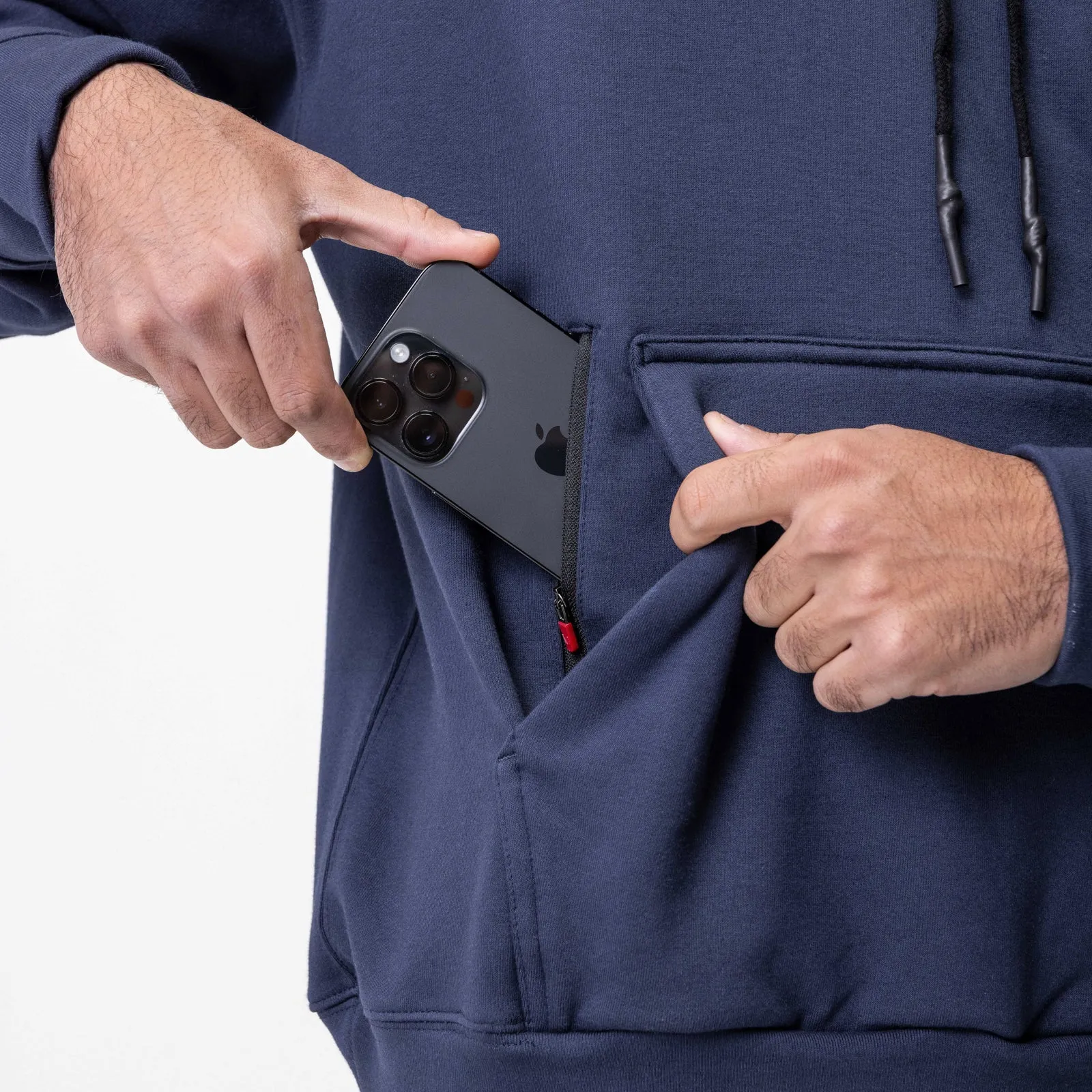 0680. Tech-Terry™ Weatherproof Hoodie - Navy