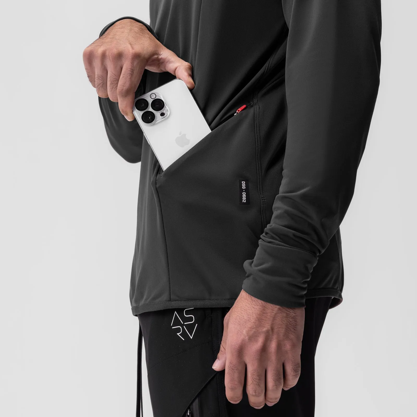0682. Thermal Training Hoodie - Space Grey "Cyber"