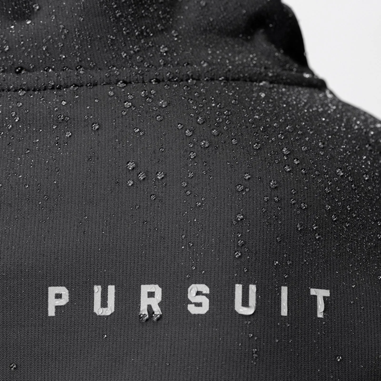 0714. Tech-Terry™ Waterproof Panel Hoodie  - Black