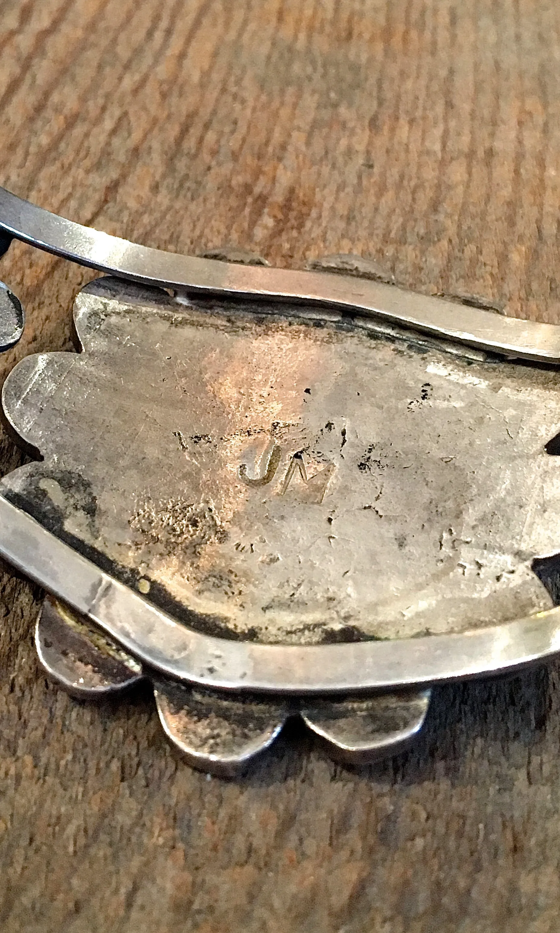 1970's Zuni Multiple Inlay Floral Bracelet
