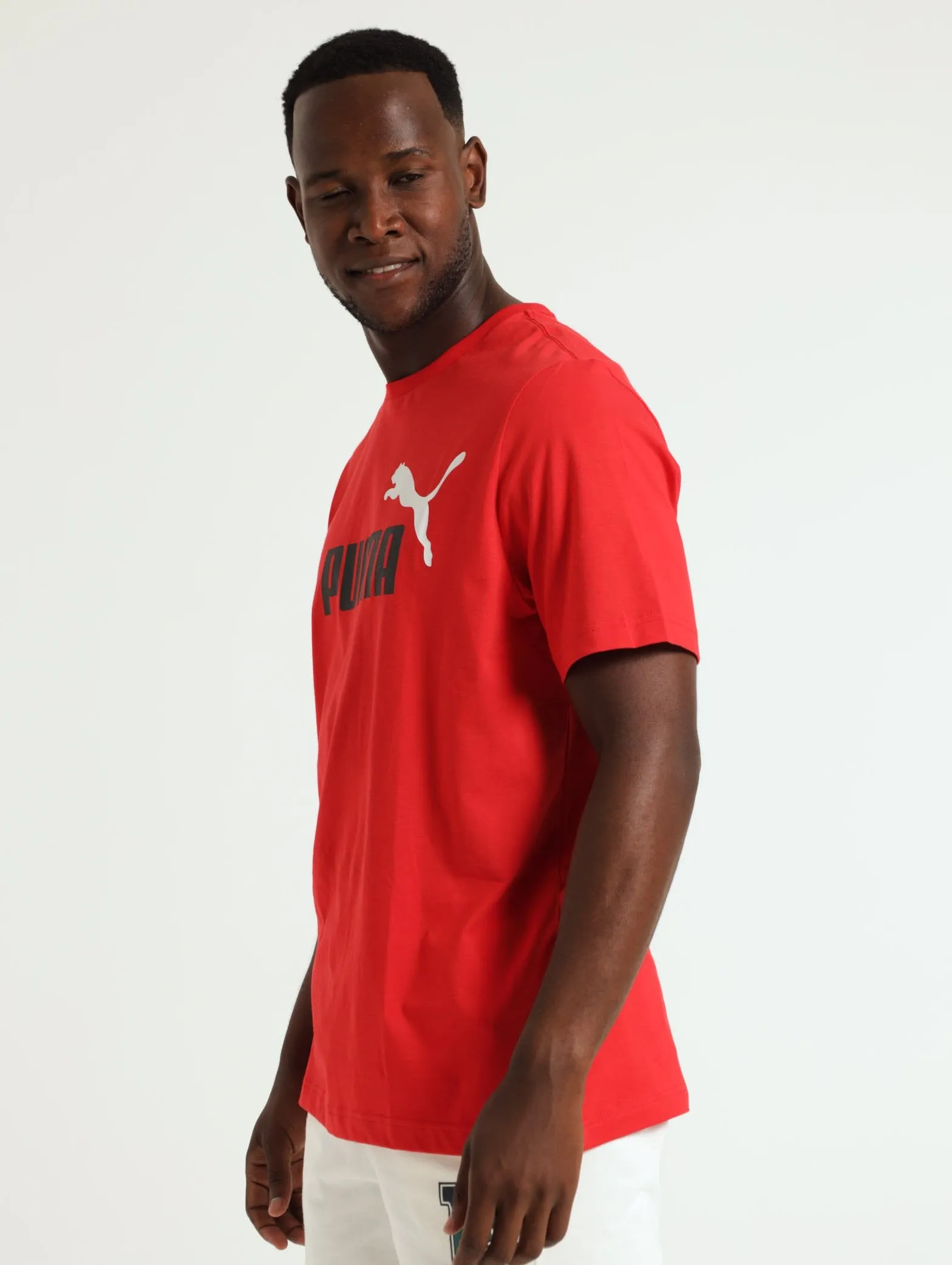 2 Colour Logo Tee - Red