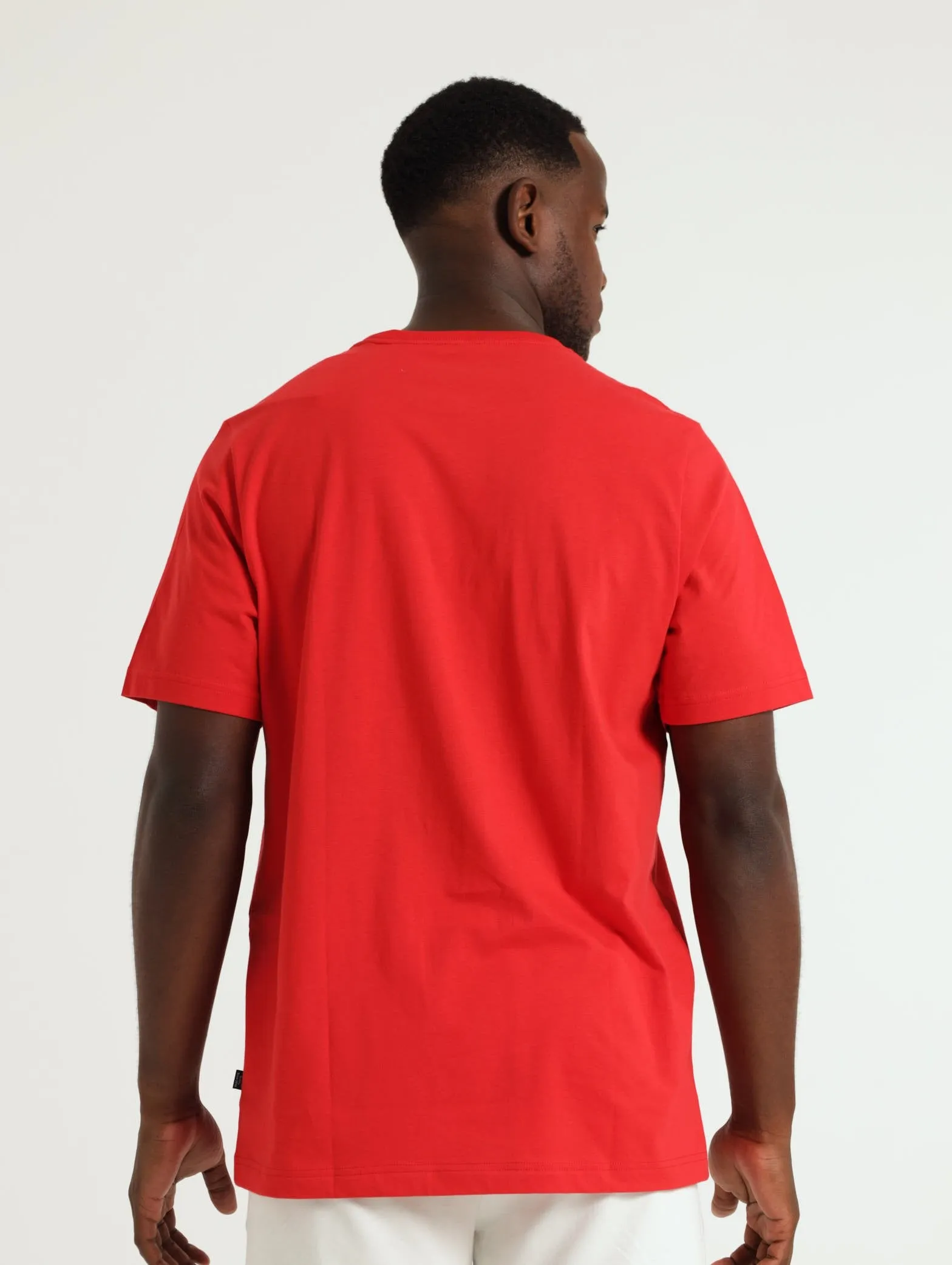 2 Colour Logo Tee - Red