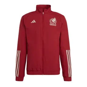 Adidas Men's Mexico Tiro 23 Presentation Jacket-Burgundy