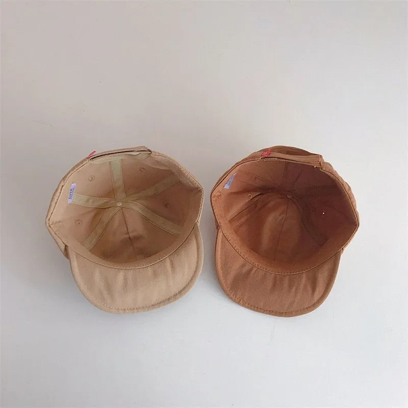 Adjustable Letter Embroidered Cap