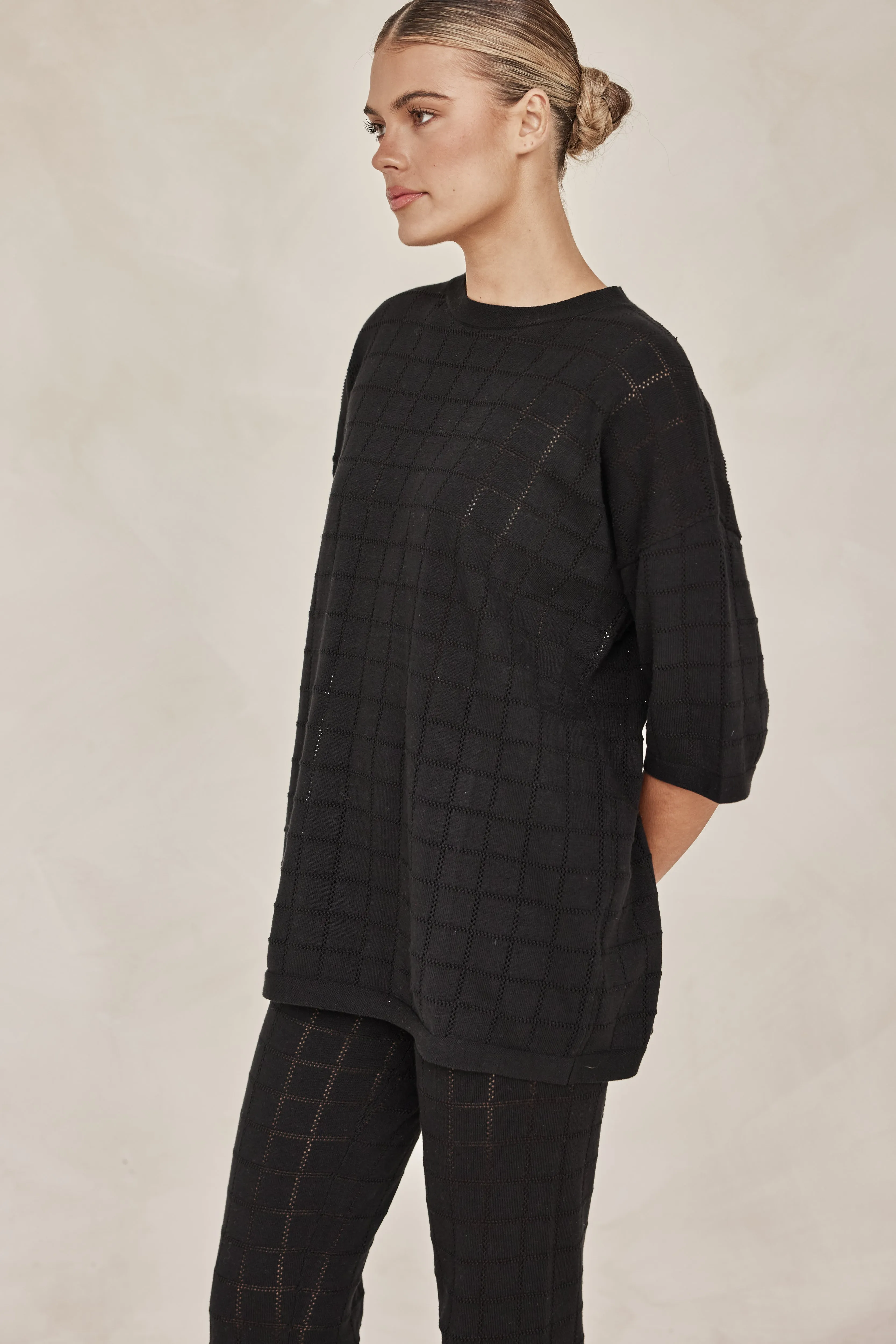 Aime Knit Top (Black)