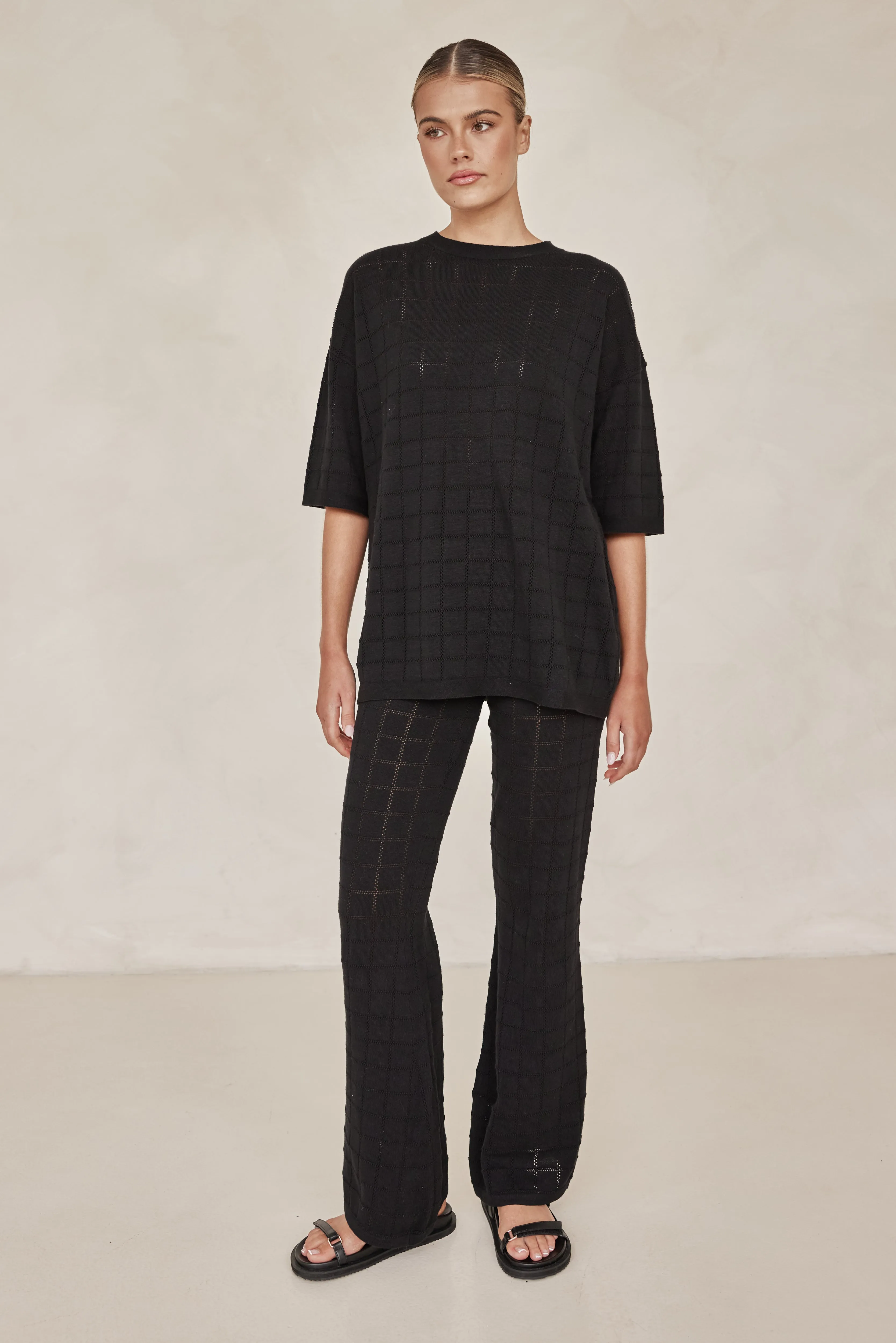 Aime Knit Top (Black)