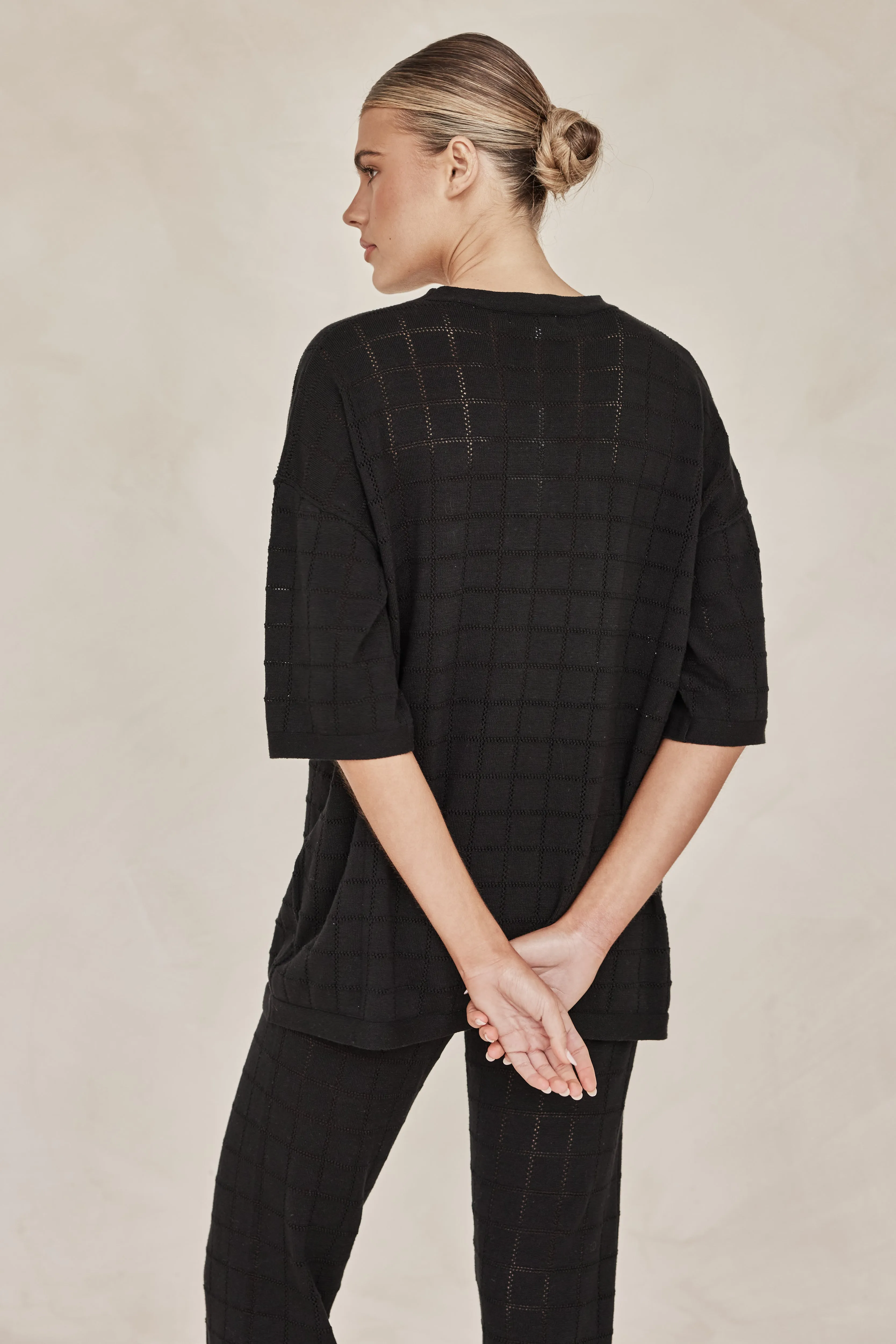 Aime Knit Top (Black)