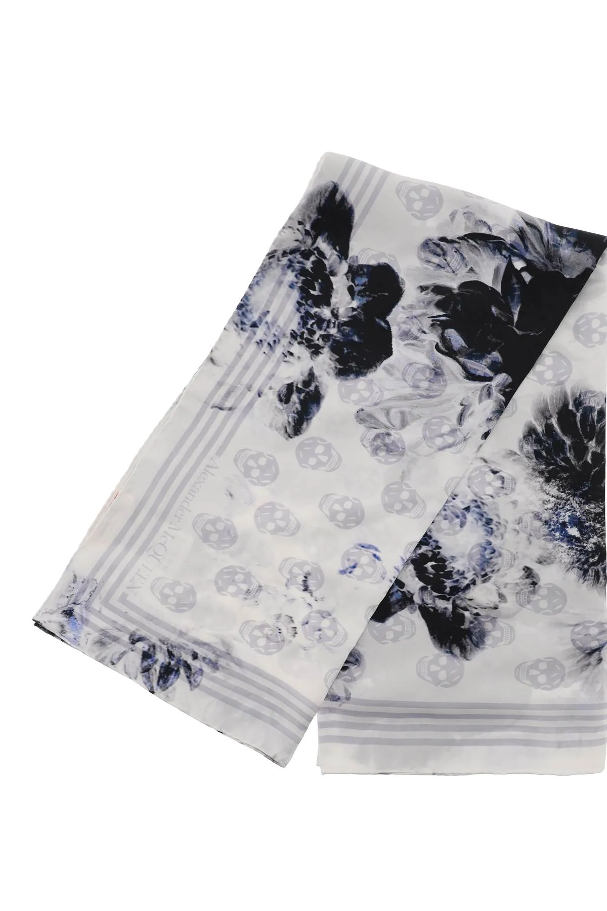 Alexander Mcqueen Silk Biker Scarf