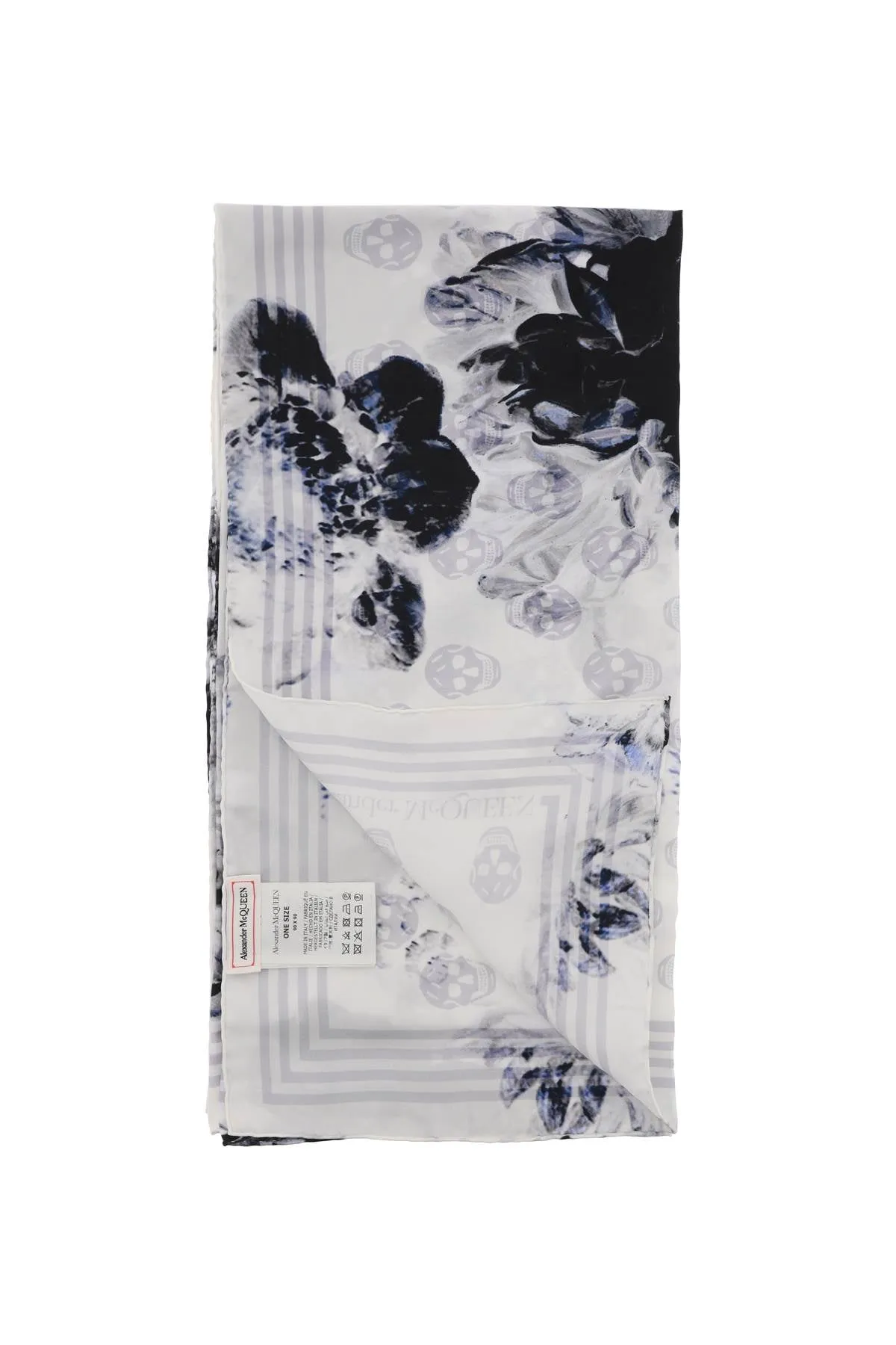 Alexander Mcqueen Silk Biker Scarf