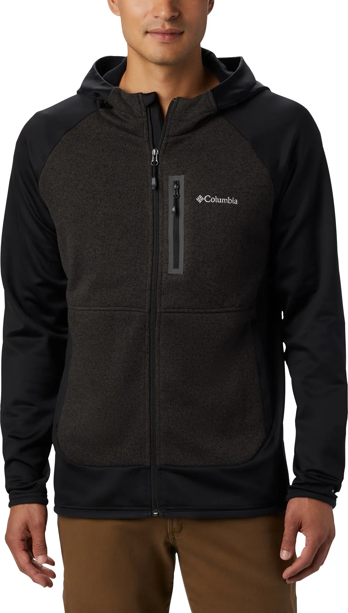 Altitude Aspect Hooded Hybrid Fleece - Men's|-|Altitude Aspect Hooded Hybrid Fleece - Homme