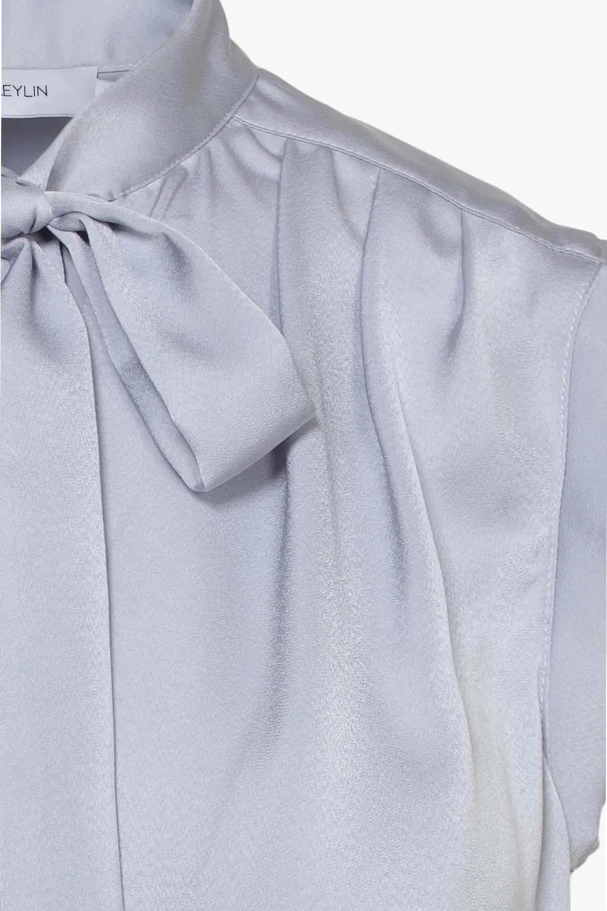 Annette Bow Tie Sleeveless Blouse