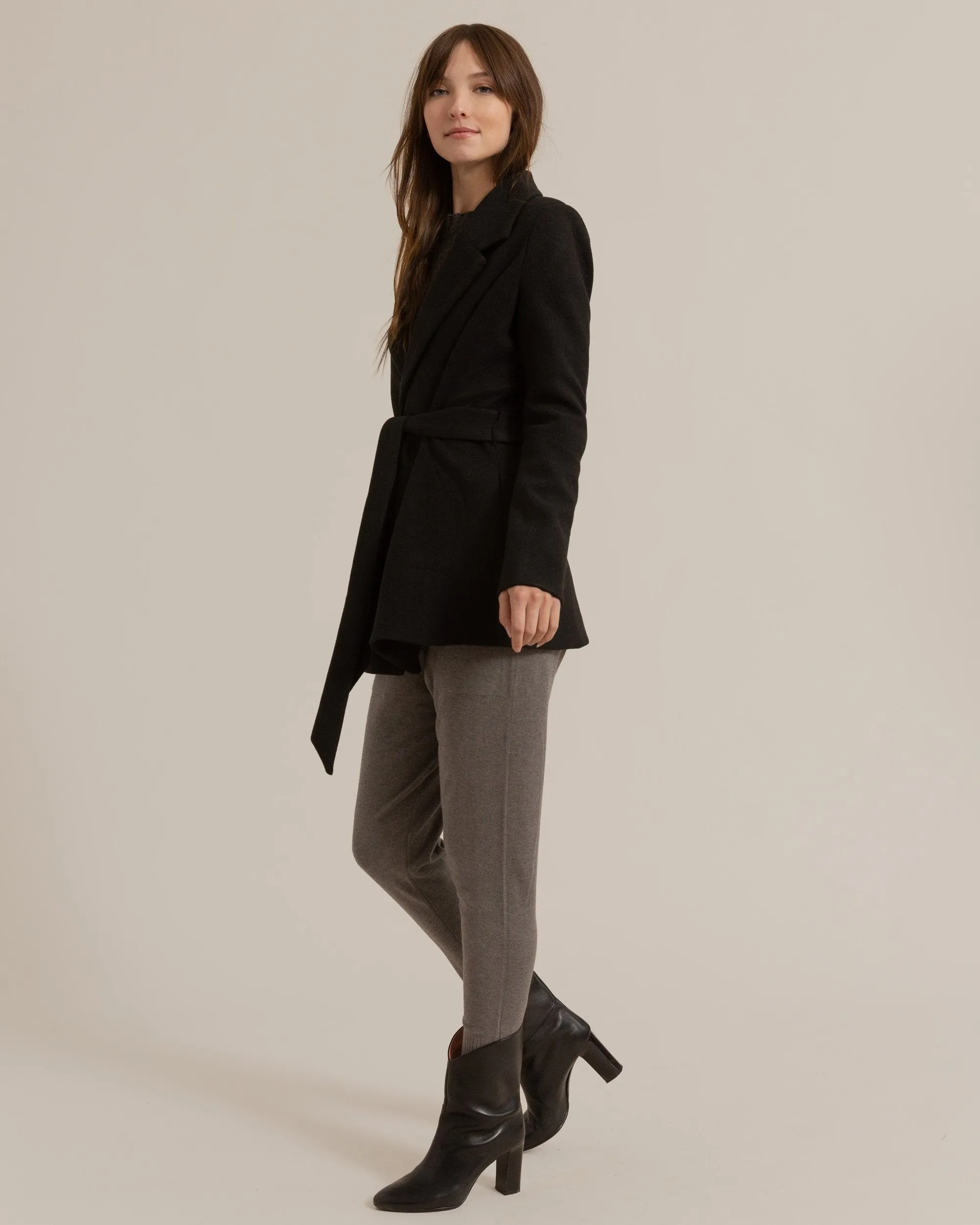 April Tie-Front Coat