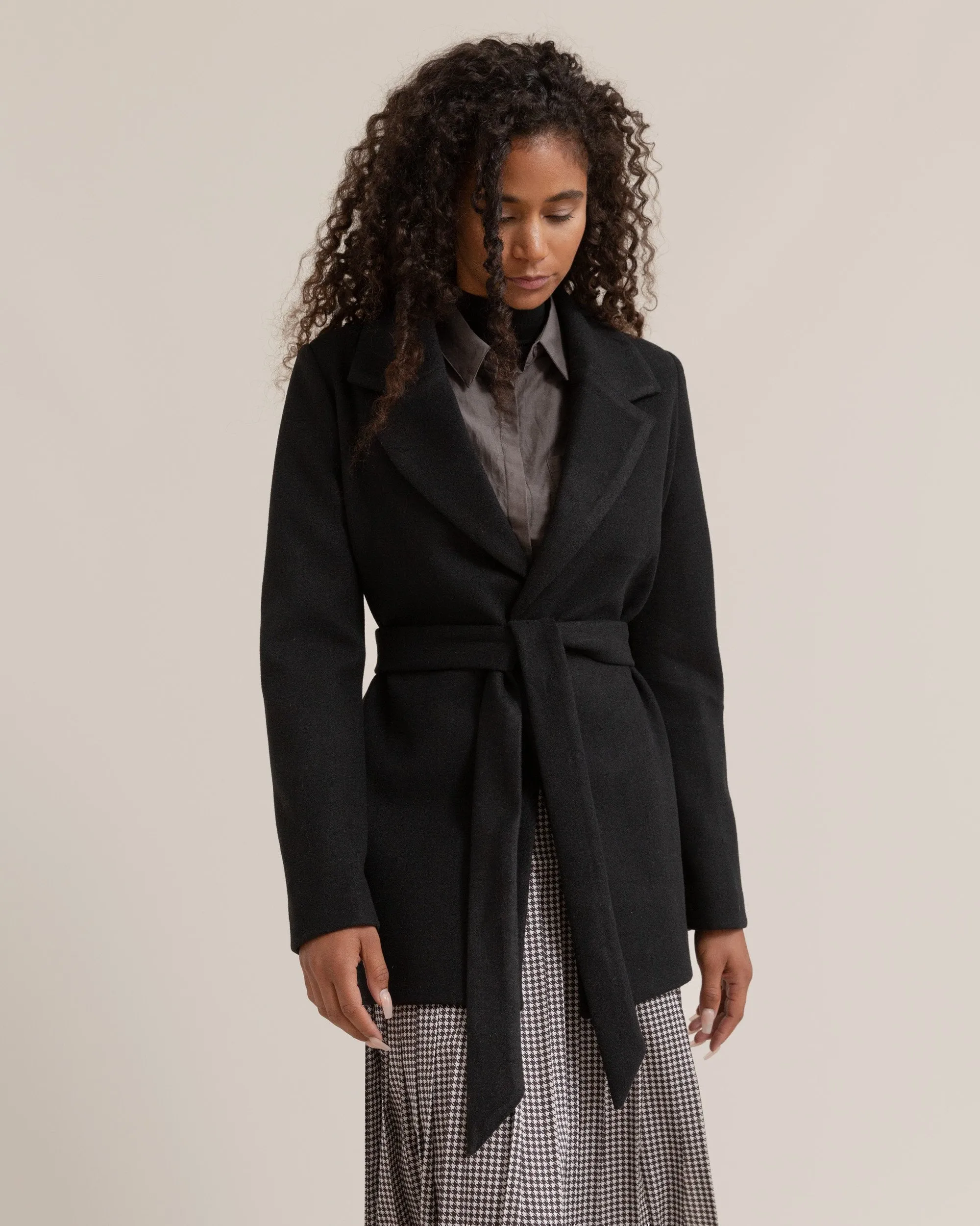 April Tie-Front Coat