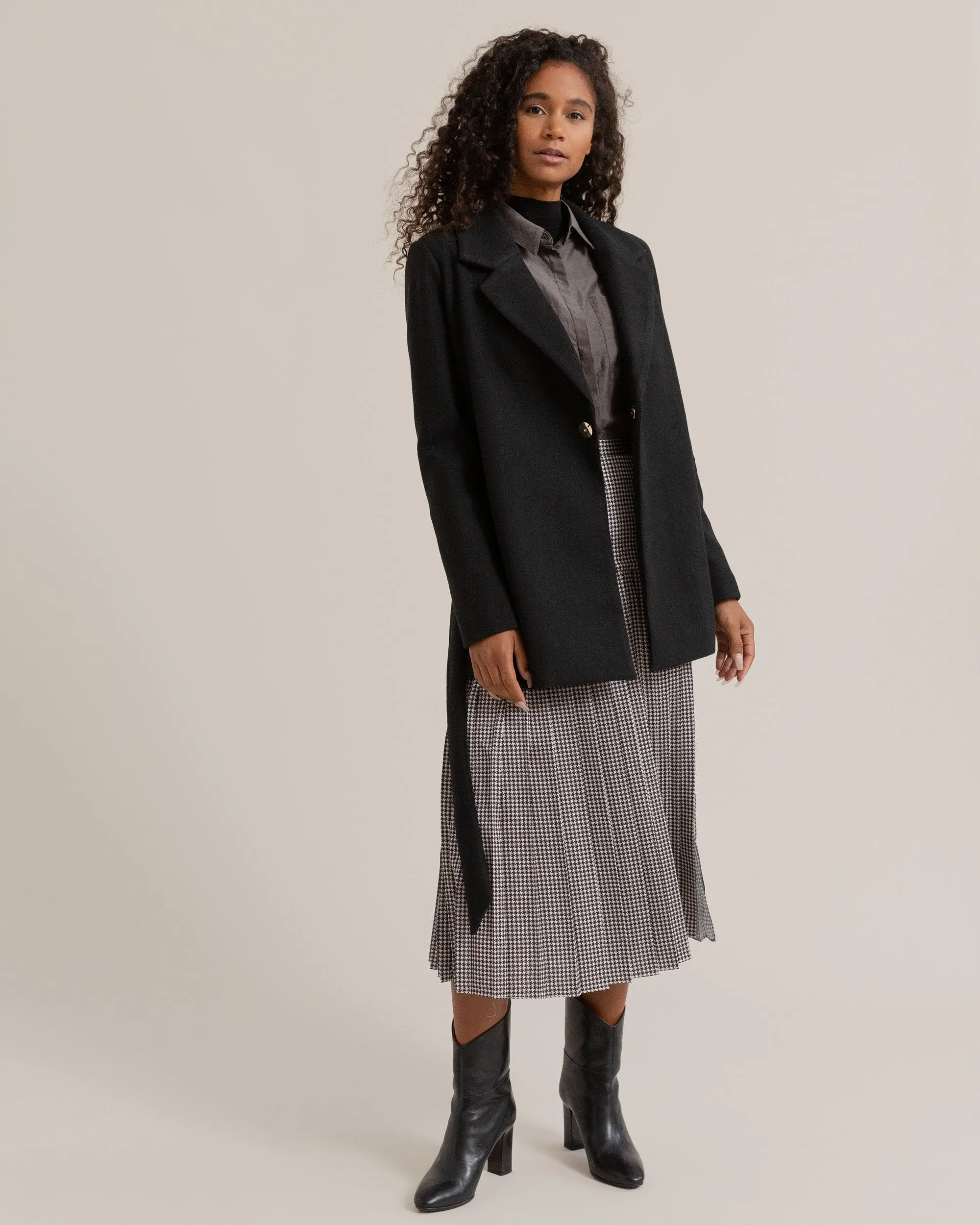 April Tie-Front Coat