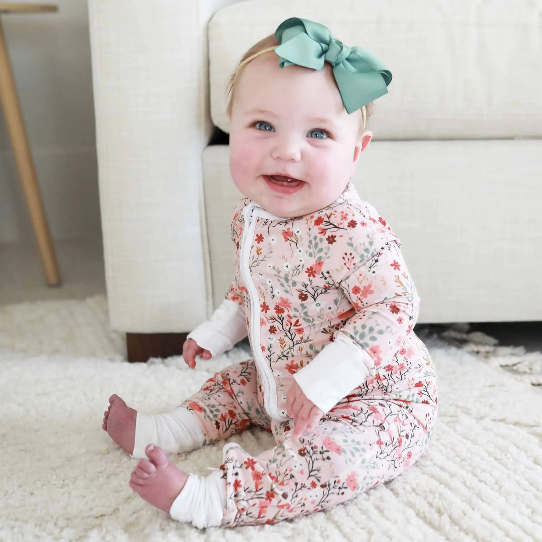 Autumn Blooms Convertible Zip Romper