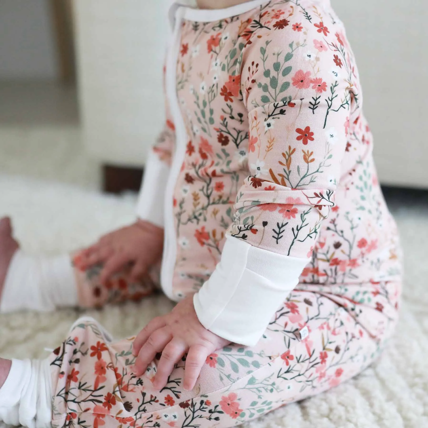 Autumn Blooms Convertible Zip Romper