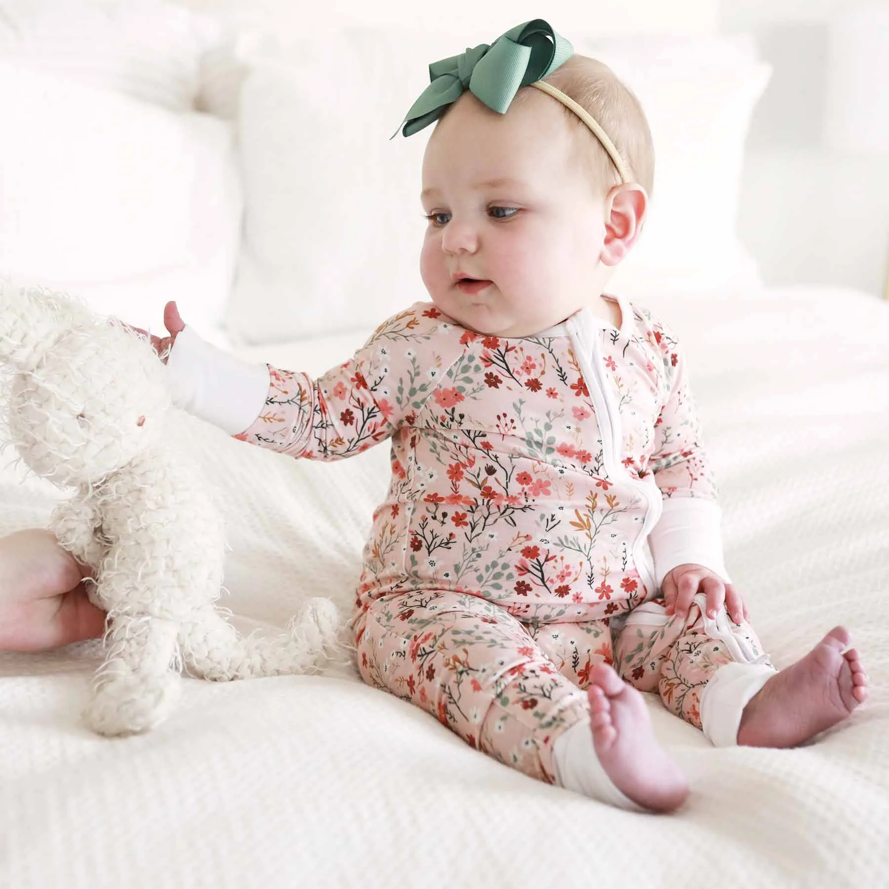 Autumn Blooms Convertible Zip Romper