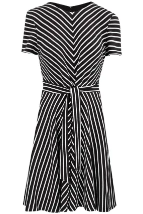 Avery Shortsleeve Tie Front Knit Dress