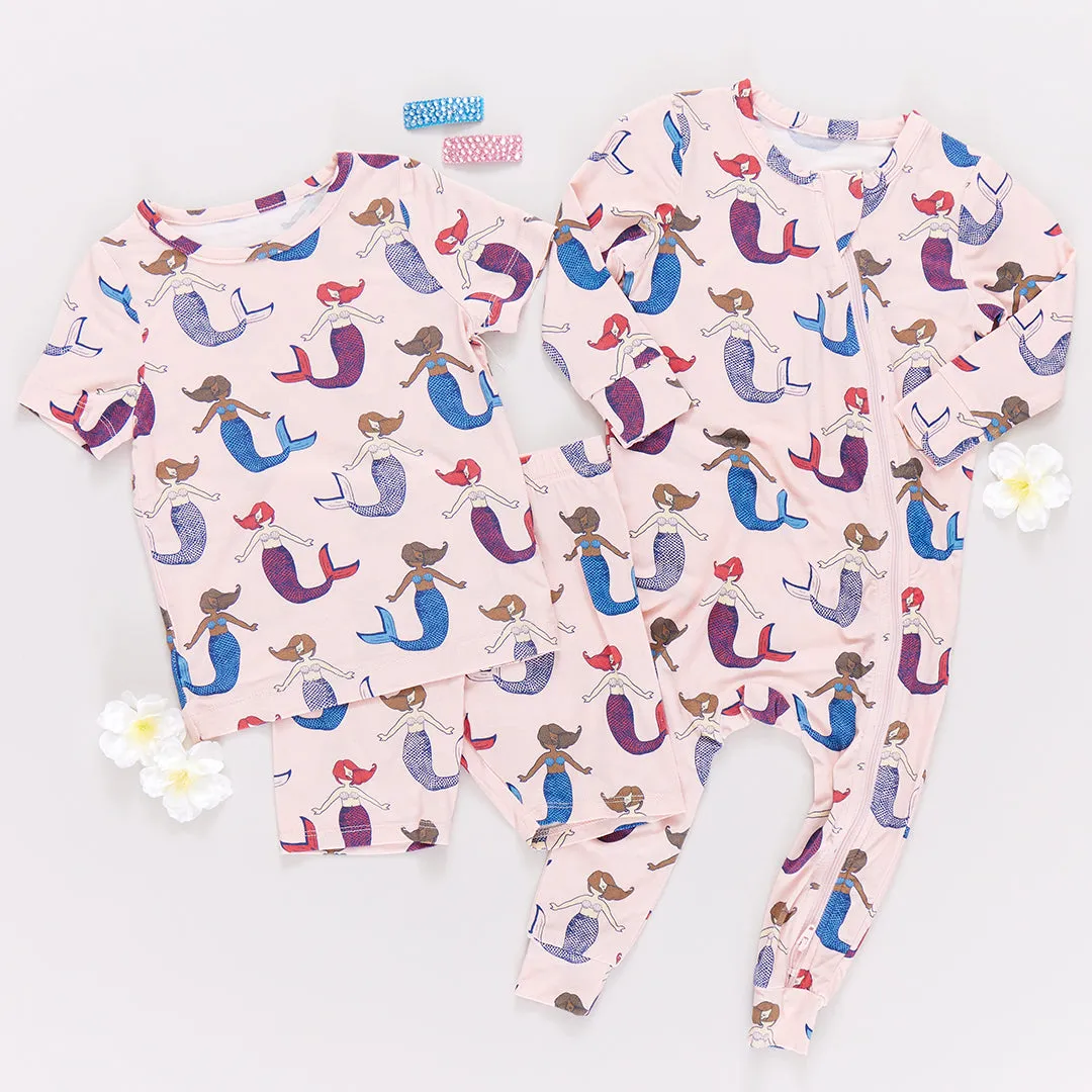 Baby Bamboo Romper - Mystical Mermaids
