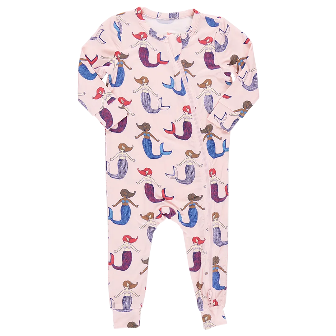 Baby Bamboo Romper - Mystical Mermaids