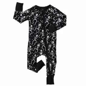 Baddie Bones Convertible Zip Romper