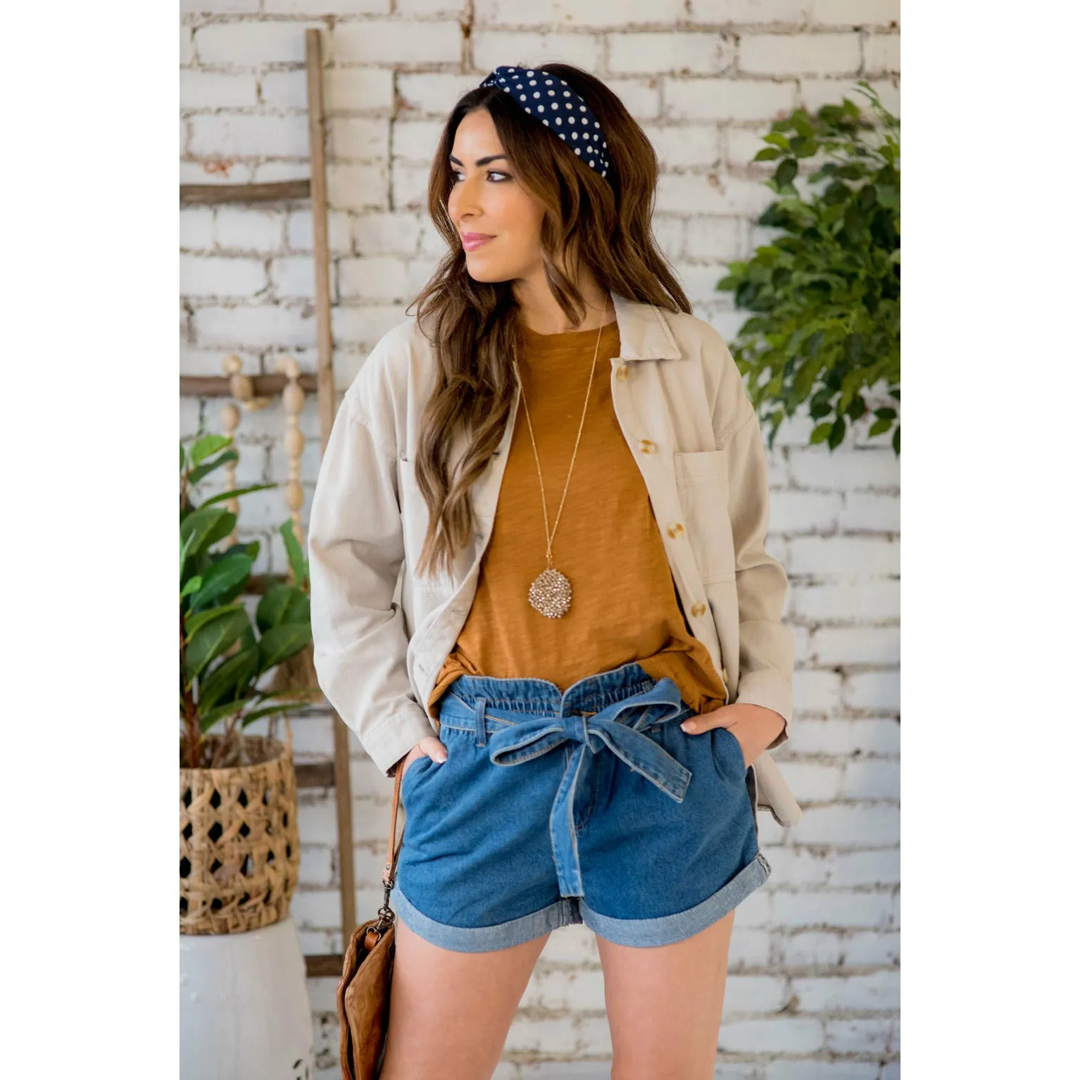 Basic Heathered Ruffle Trim Tank