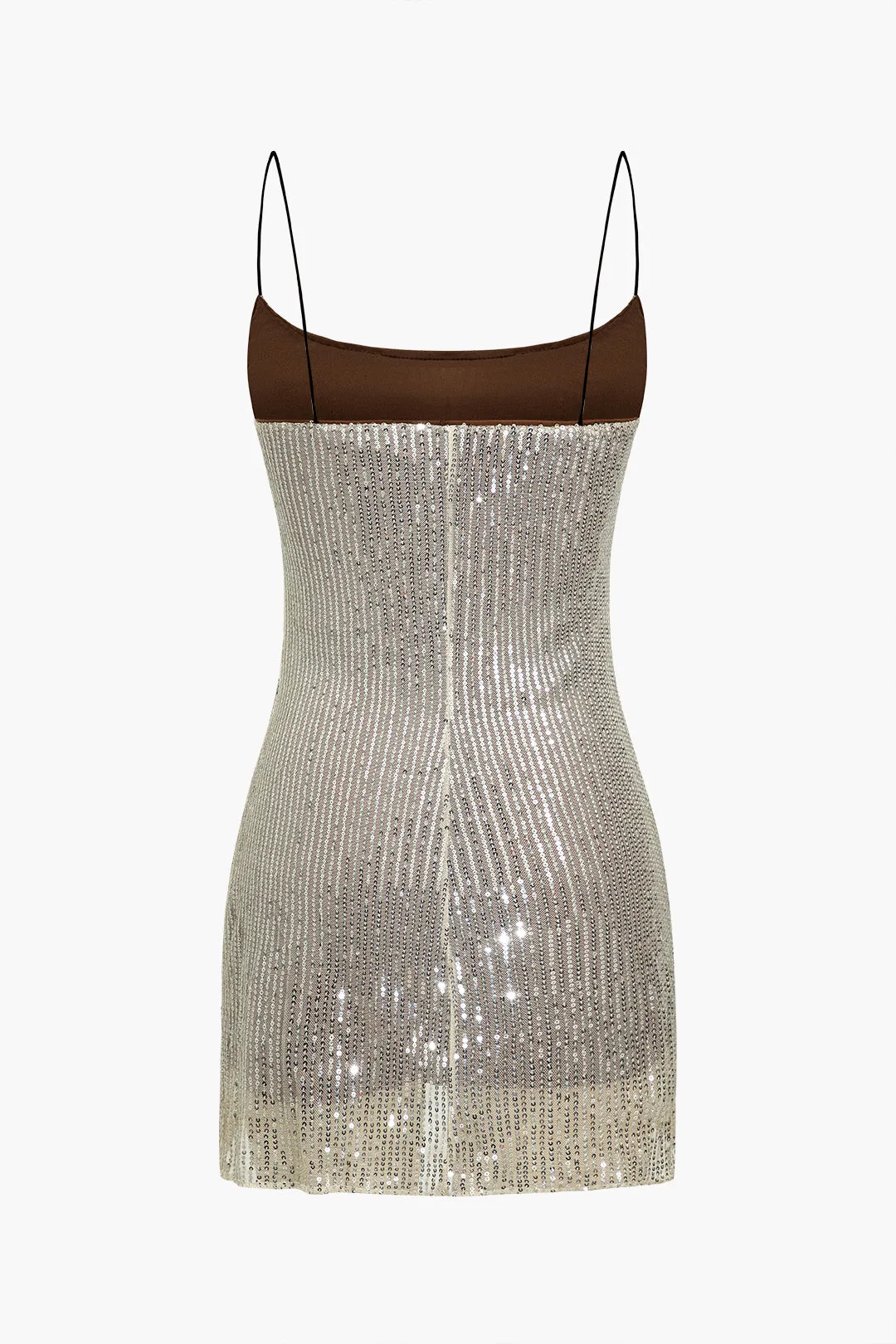 Basic Sequin Slip Mini Dress