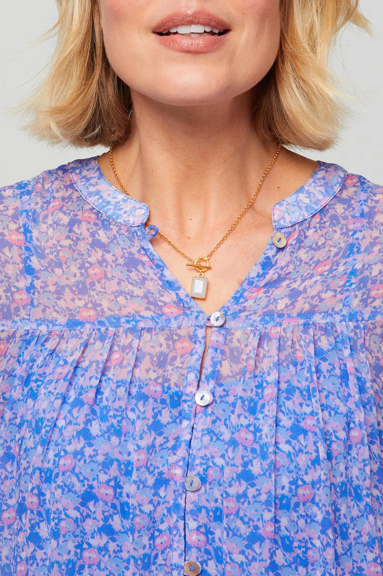 Beatrice Blouse | Meadow Bloom Blue