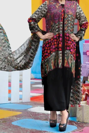Black 3 Piece Stitched - ALDP-065