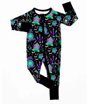Boo Bash Haunted Manor - Bamboo Zippy Romper