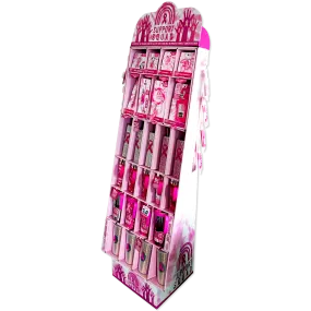 Breast Cancer Awareness Pink Assortment Floor Display - 84 Pieces Per Retail Ready Display 88474