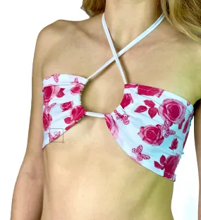 Butterfly Kissed Halter Bandaeu