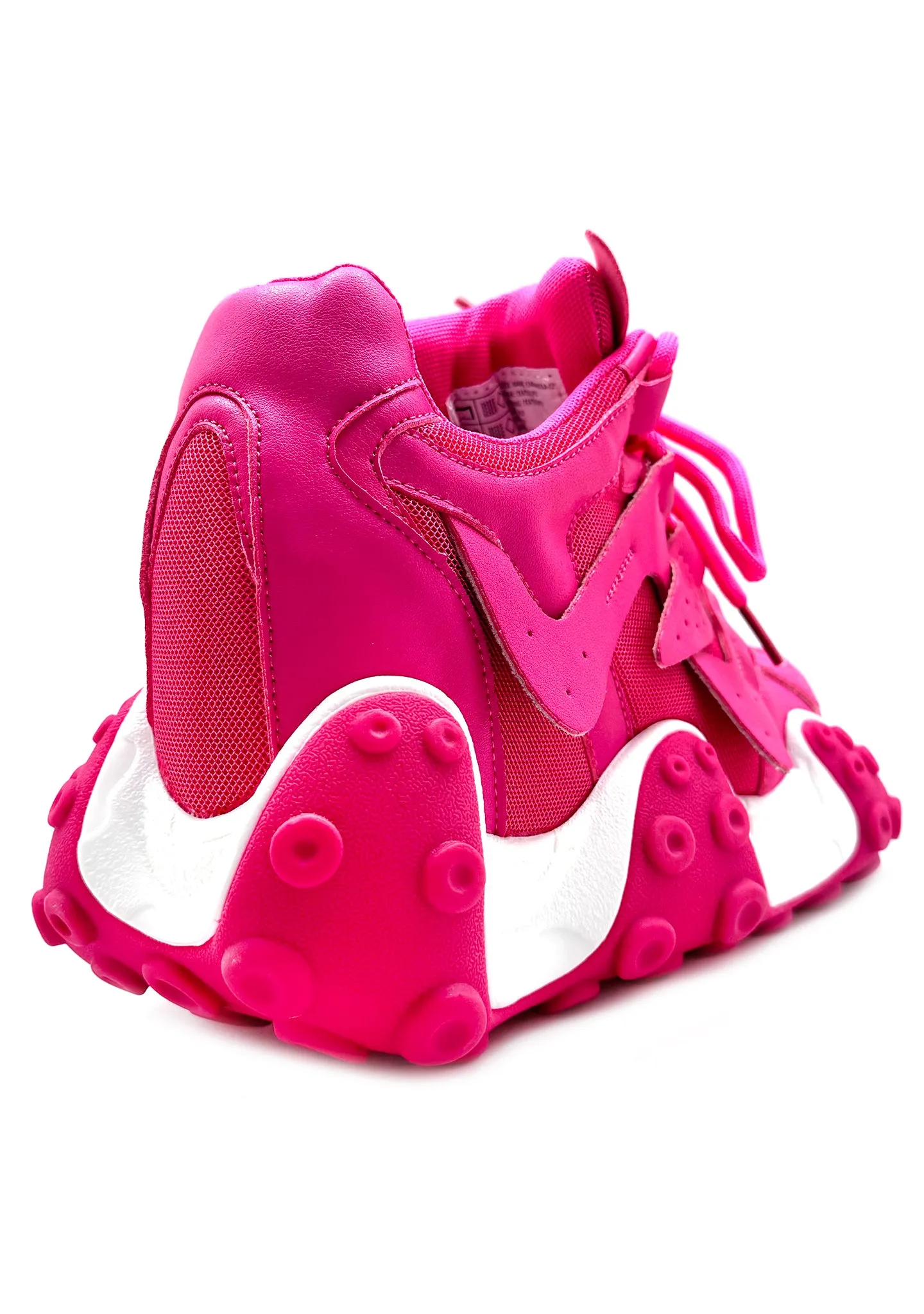 CARAMBOLA 02 Magenta Matrix Pink Platform Sneakers