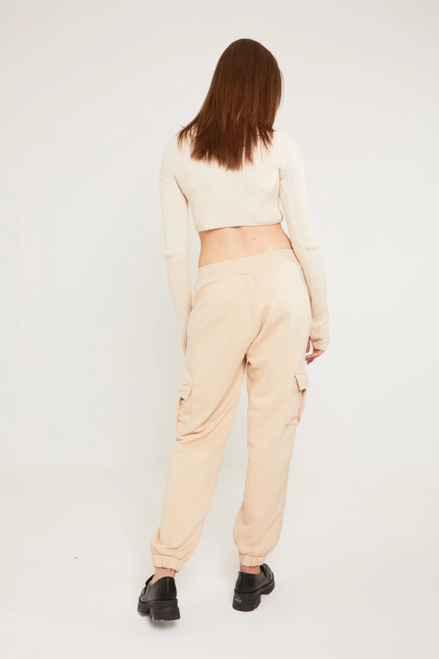 CARGO JOGGER PANTS - BEIGE