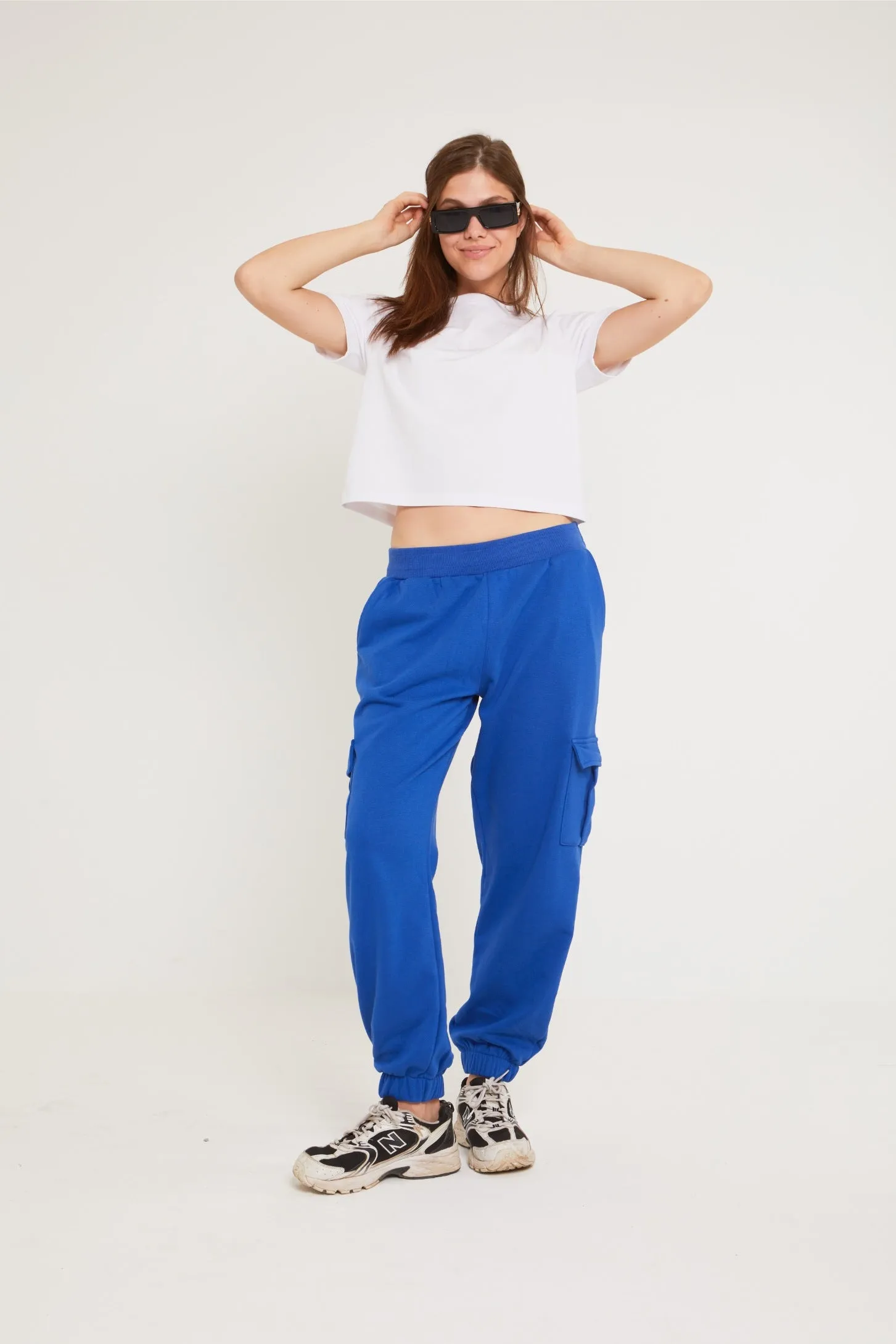 CARGO JOGGER PANTS - BLUE