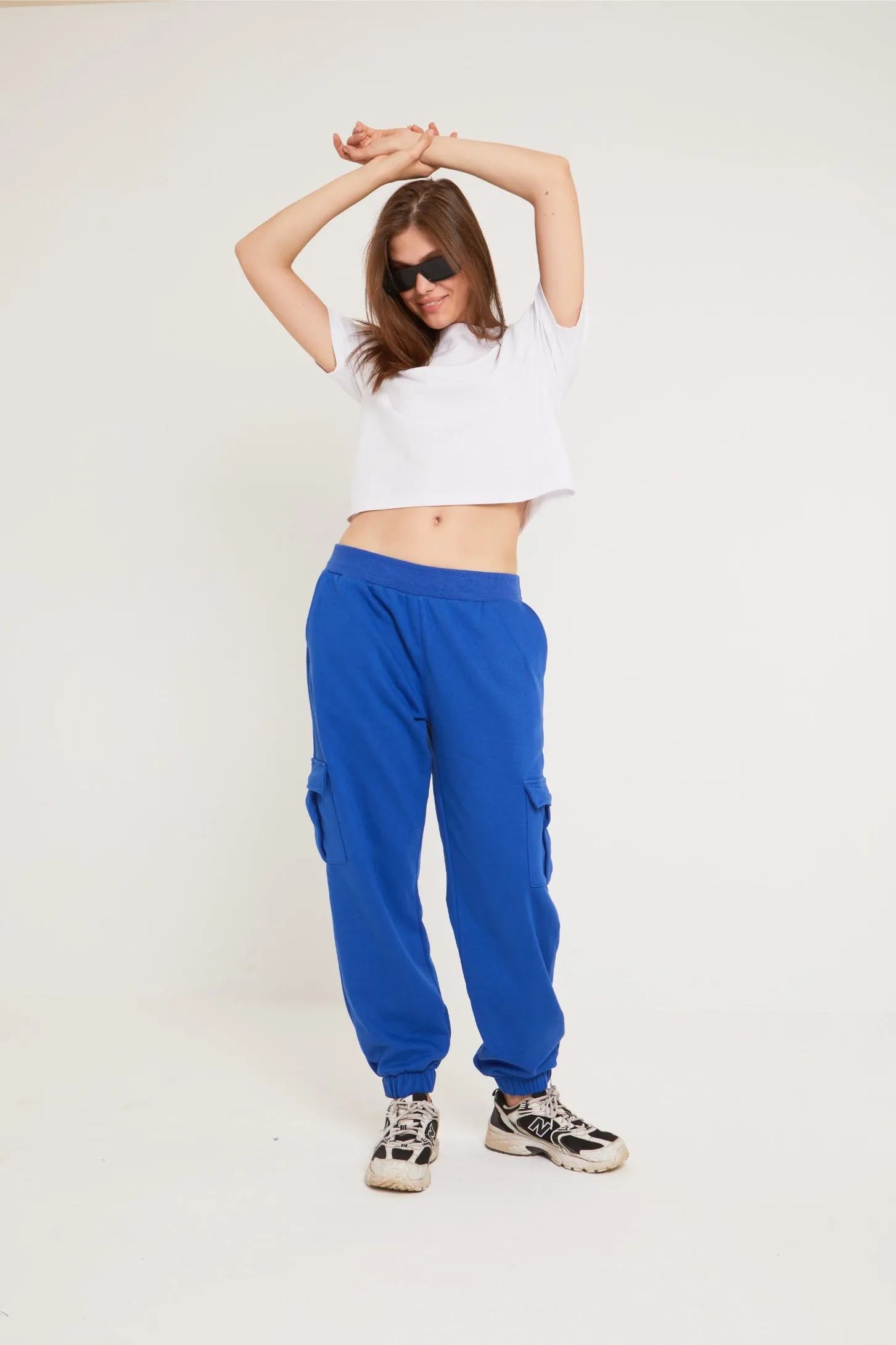 CARGO JOGGER PANTS - BLUE