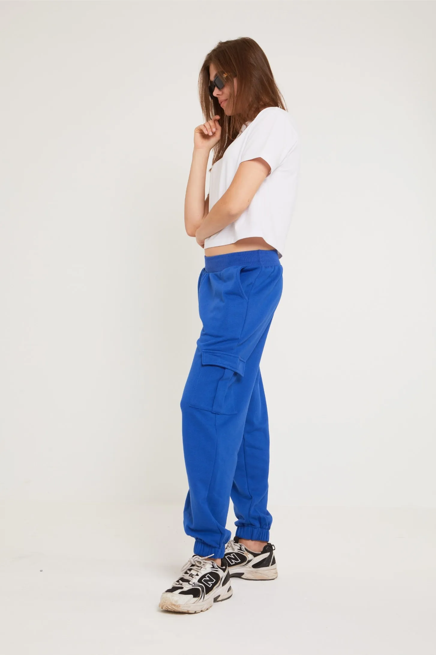 CARGO JOGGER PANTS - BLUE