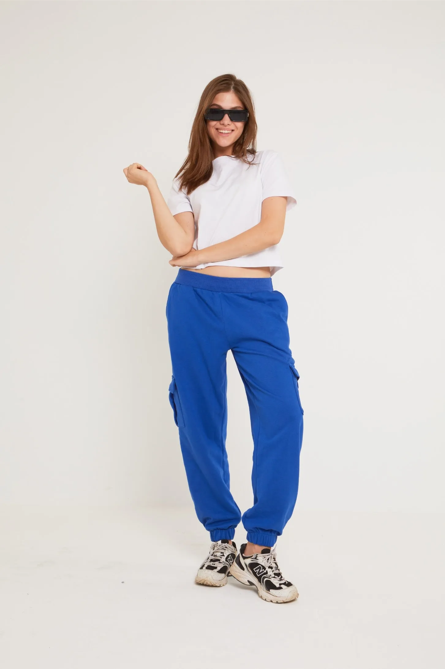 CARGO JOGGER PANTS - BLUE