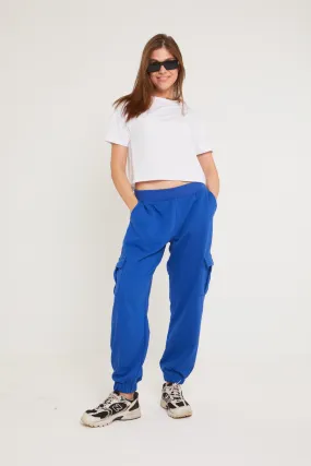 CARGO JOGGER PANTS - BLUE