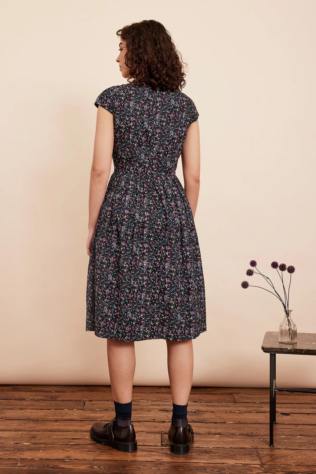 Claudia Midnight Ditsy Dress