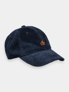 Corduroy cap