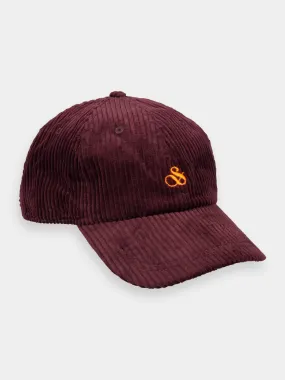 Corduroy cap