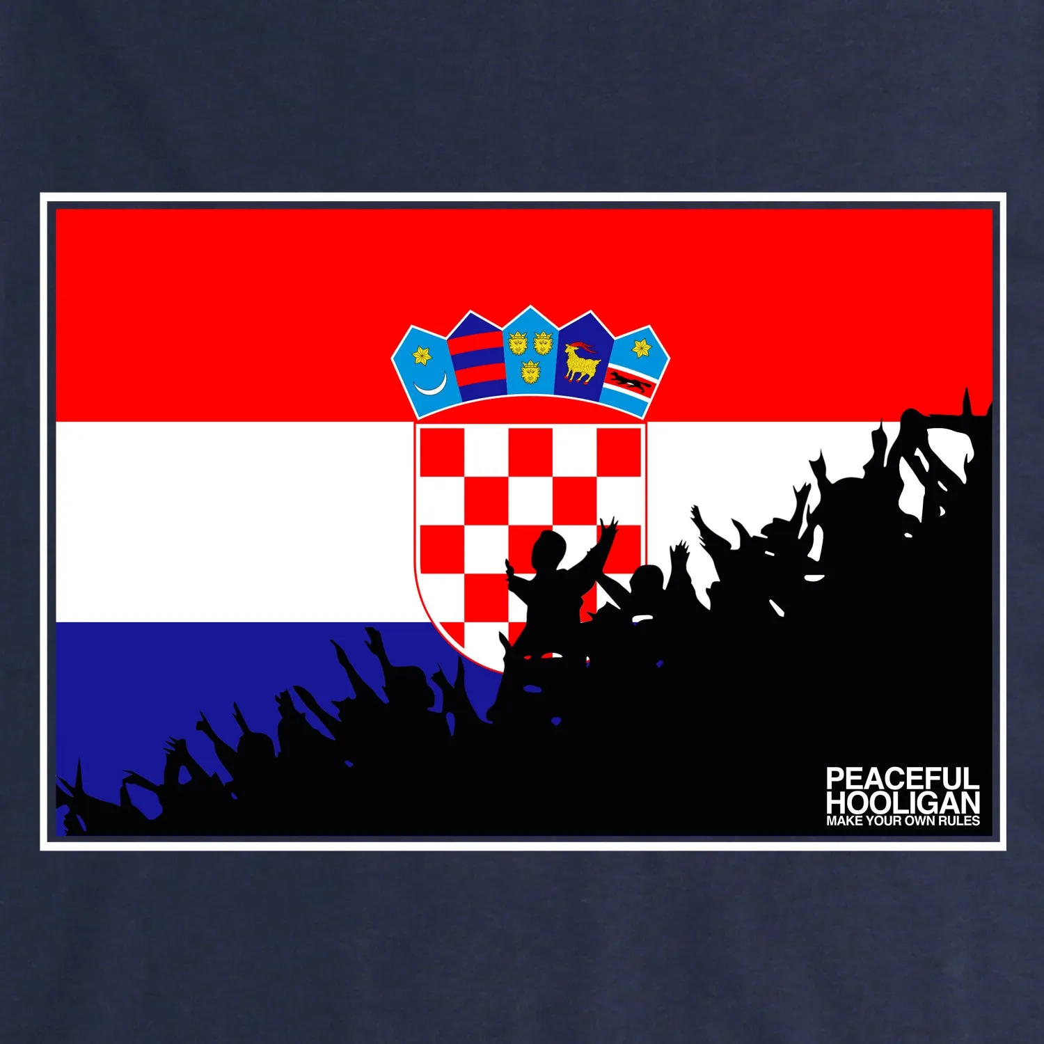 Croatia Fanatics Hoodie Navy