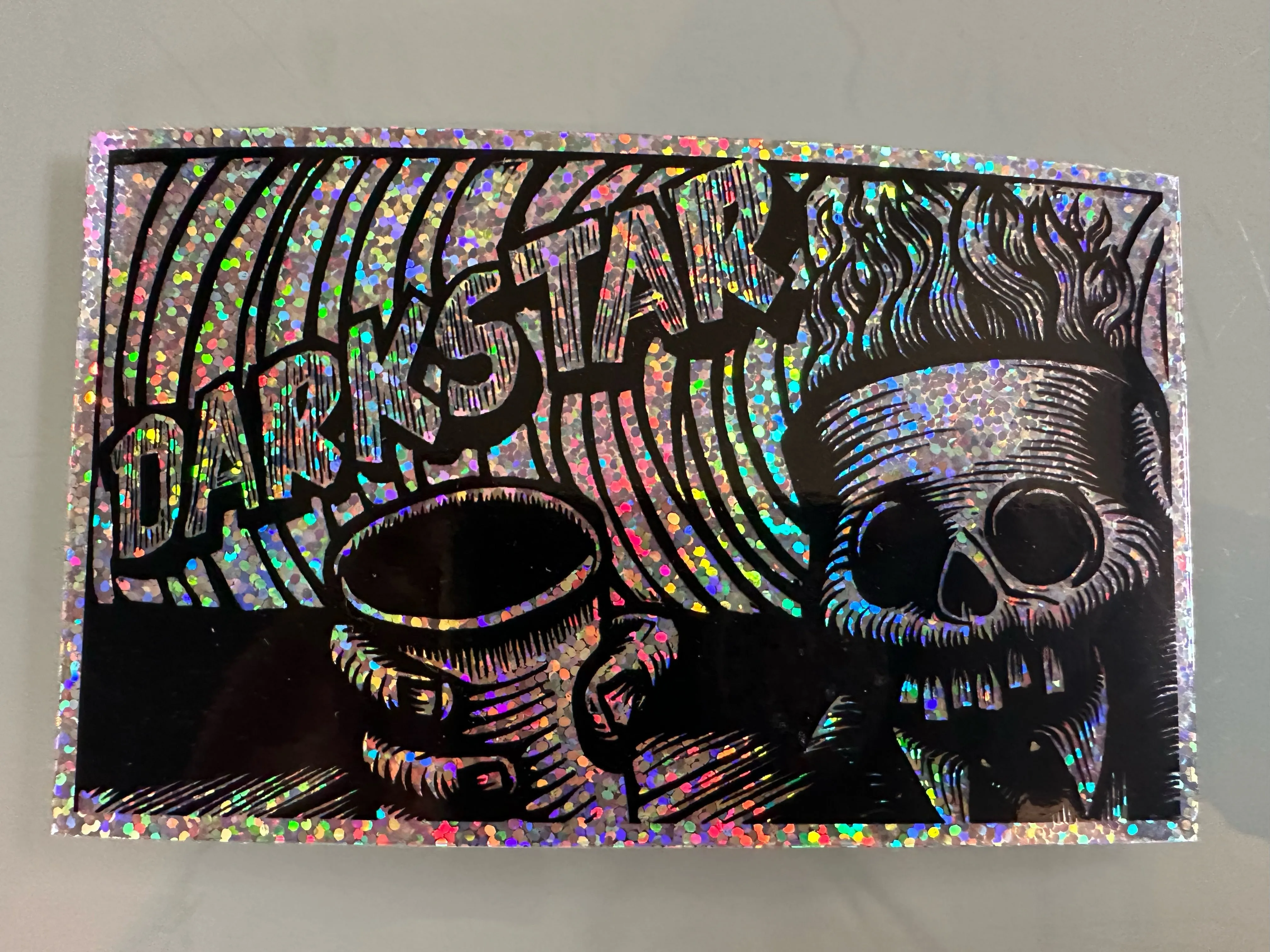 Darkstar Glitter Sticker