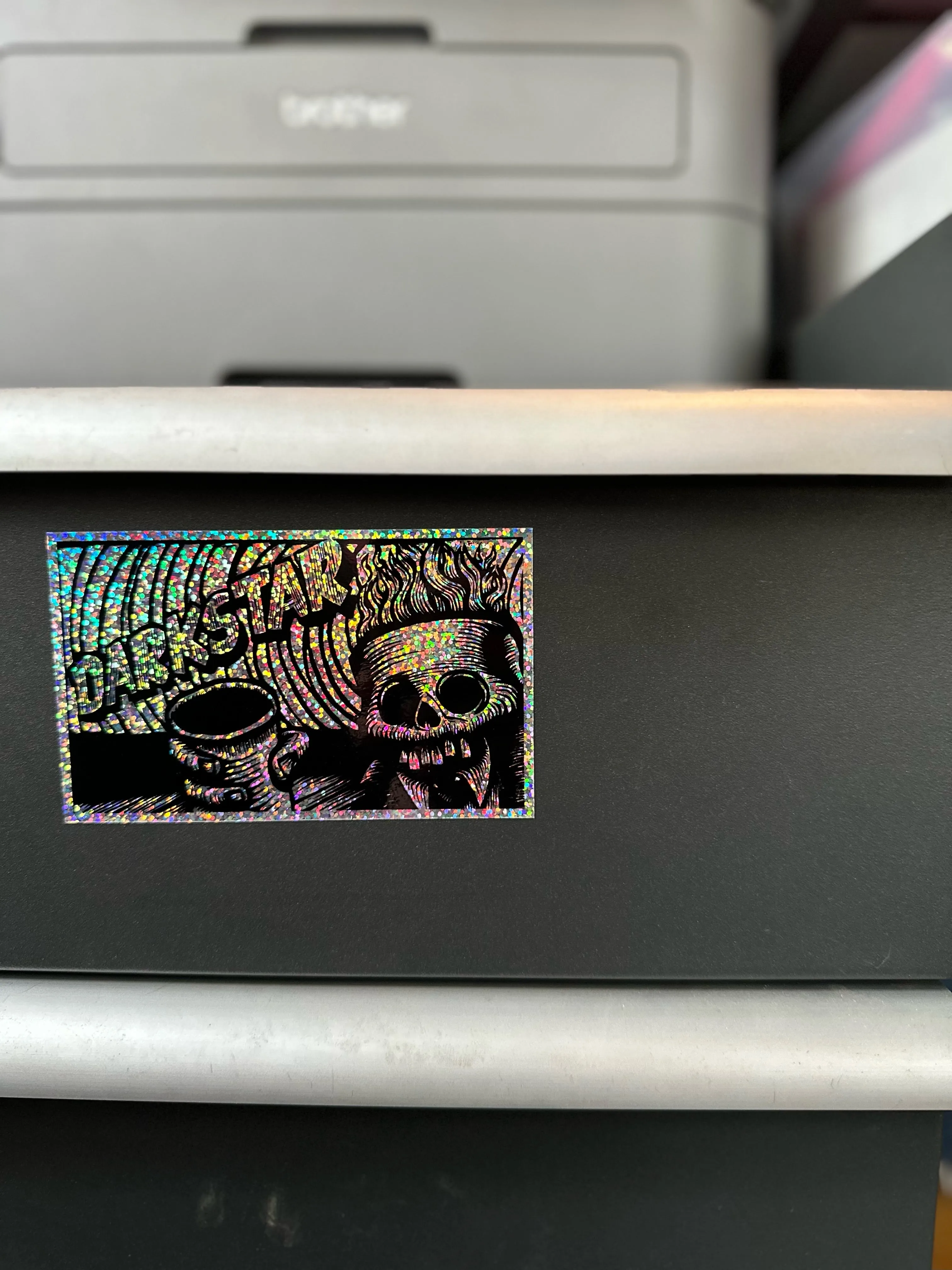 Darkstar Glitter Sticker