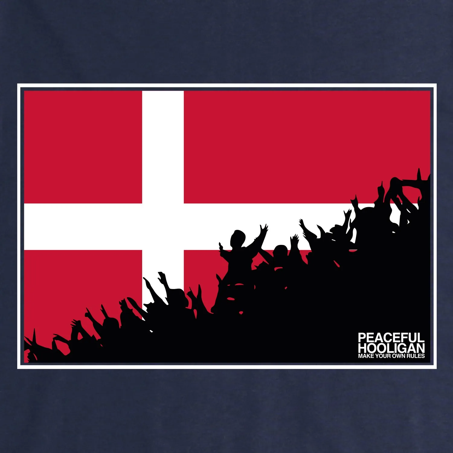 Denmark Fanatics Hoodie Navy