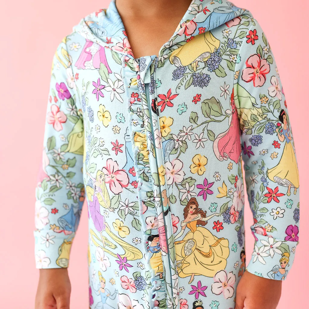 Disney Princesses French Terry Hooded Ruffle Romper