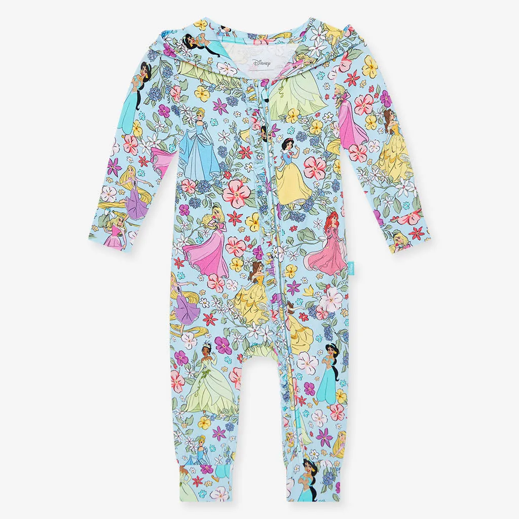 Disney Princesses French Terry Hooded Ruffle Romper