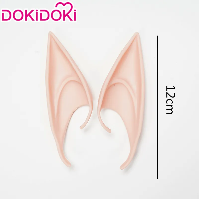 DokiDoki GenShin Impact Cosplay Wig Klee Short Straight White Hair Women