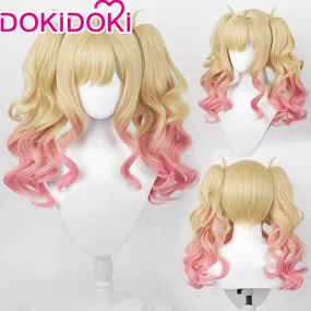 DokiDoki Prooject Sekaai Colorful Staage! Cosplay Tenmaa Sakii Cosplay Wig Cute Ponytail